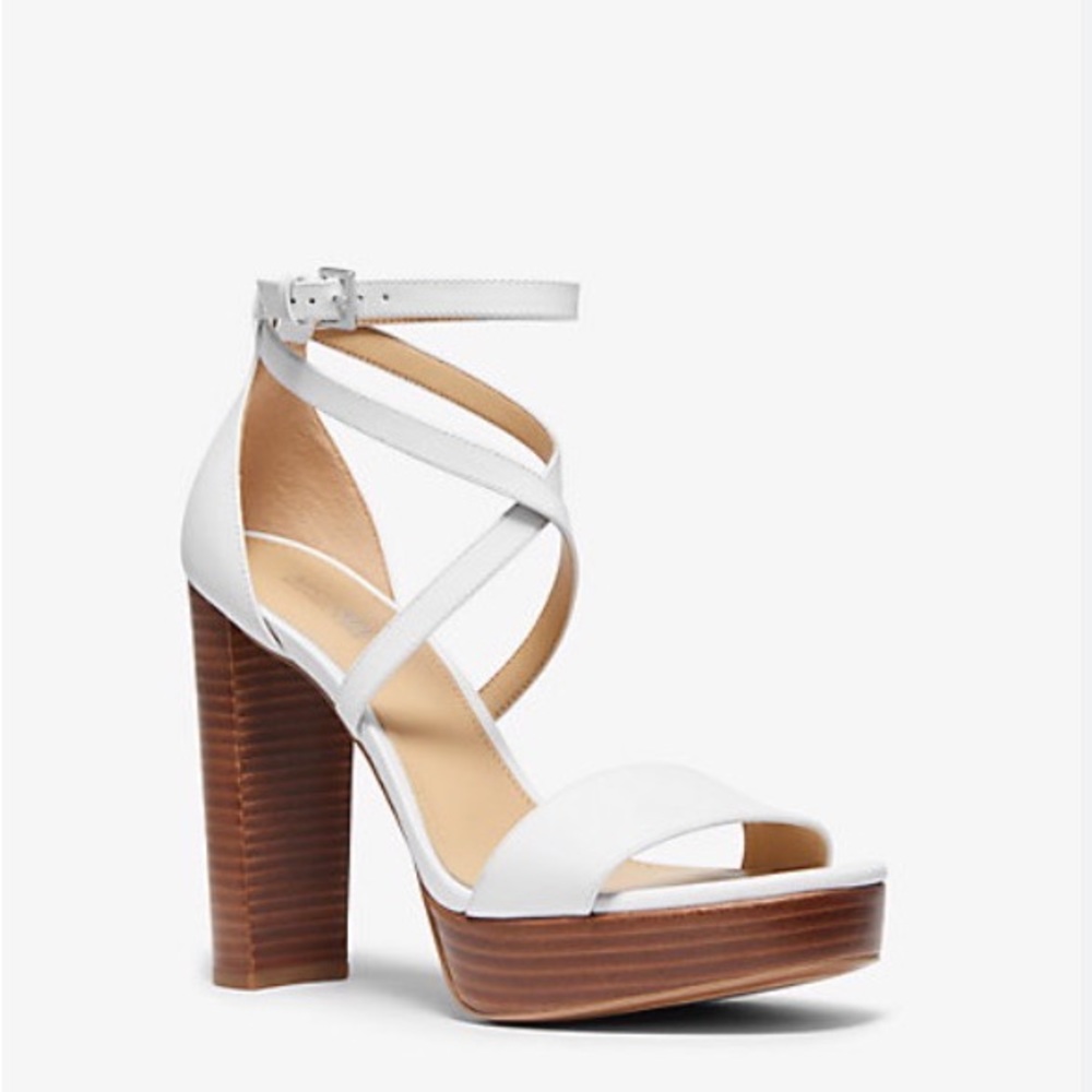 Michael Kors Leather Platform Heels